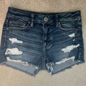 American Eagle High-rise Denim/Jean shorts: size 2